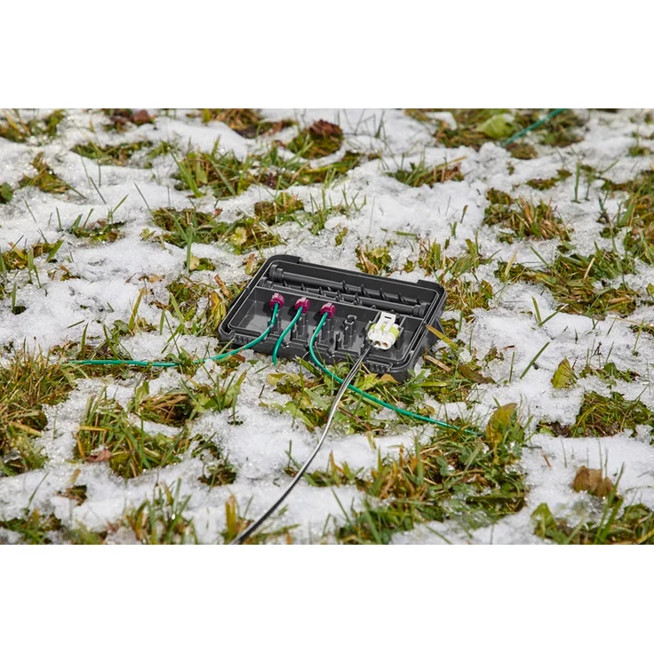 GARDENA Winterschutzbox für Kabel: Aufbewahrungsbox schützt die Kabelenden des Mähroboter-Begrenzungskabels, Kunststoff-Box für Witterungsschutz, Mähroboter-Zubehör - 4056-20 – Bild 4