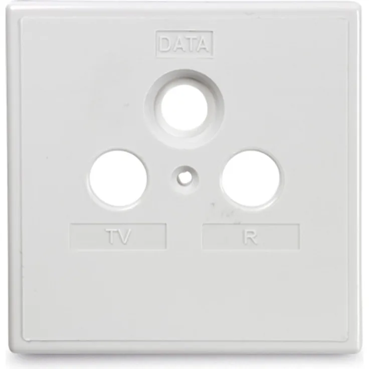 Axing SZU 2-01 Steckdosen-Abdeckung einteilig TV-R-DATA für BSD 963-xx