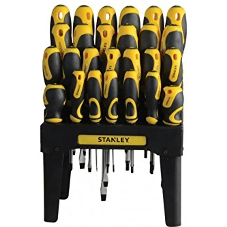 Stanley 062142 Schraubendreher-Set im Rack, 26-teilig