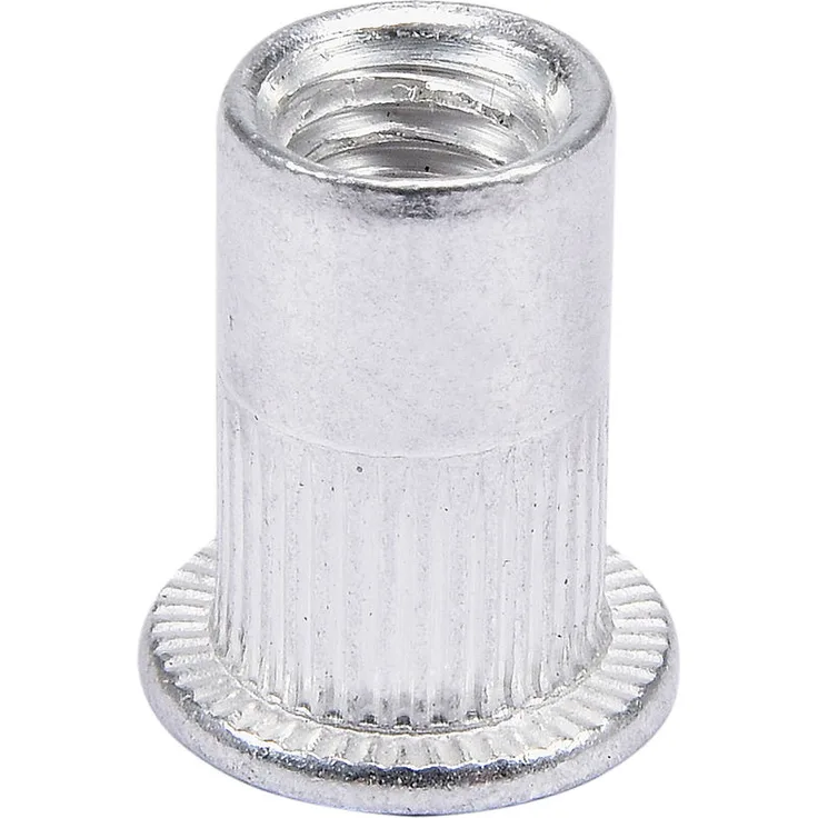 Toya - 20 Stück Blindnietenmuttern M5 - 12 mm Aluminium