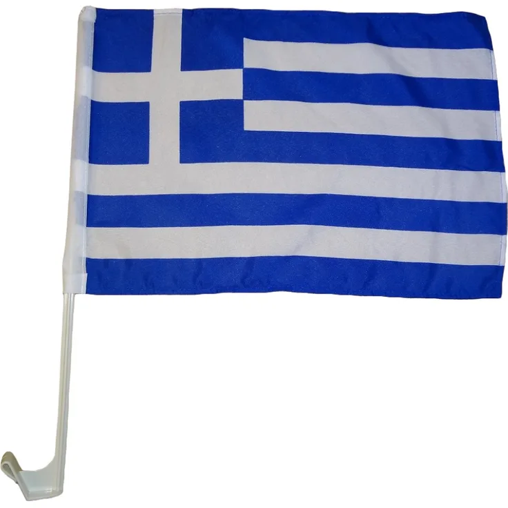 Autoflagge Griechenland 30 x 40 cm Auto Flagge Fahne Autofahne Fensterflagge Fanfahne