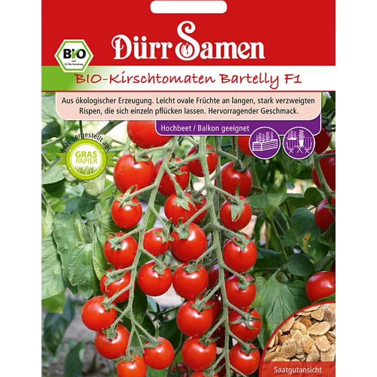 Dürr-Samen BIO Tomaten Bartelly F1