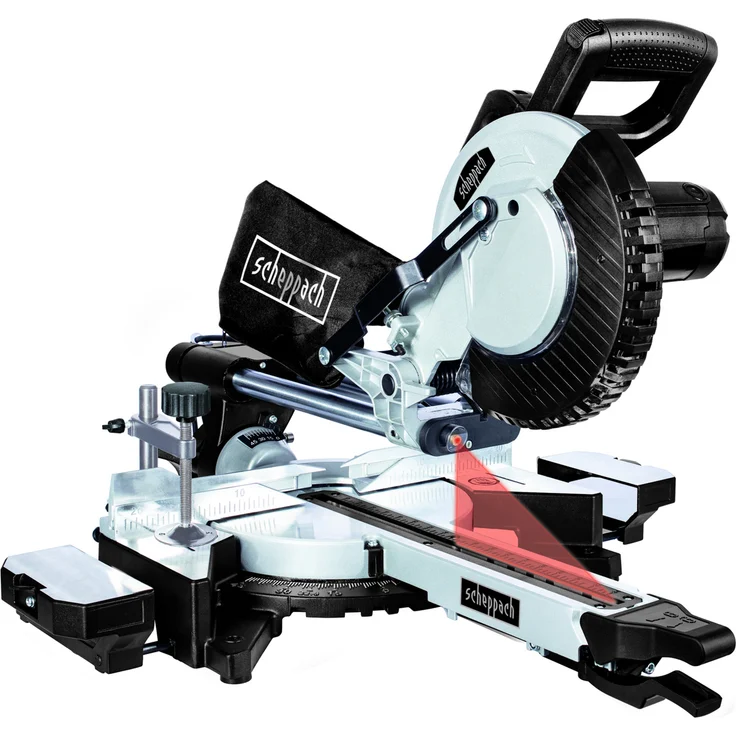 Scheppach Kapp- und Zugsäge MST216 Black Edition 2000 W 216 mm Laser LED