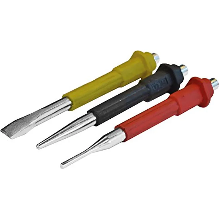 Roughneck rou31176 31176 Meißel und Durchtreiber Set ? Schwarz (3-teilig)