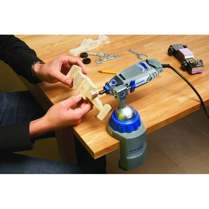 Dremel 3000 Multifunktionswerkzeug, 130W, Set mit 5 Zubehören, Variable Drehzal 10.000-33.000 U-min zum Schneiden, Schleifen, Gravieren, Polieren, Schärfen, Reinigen, Schnitzen – Bild 6