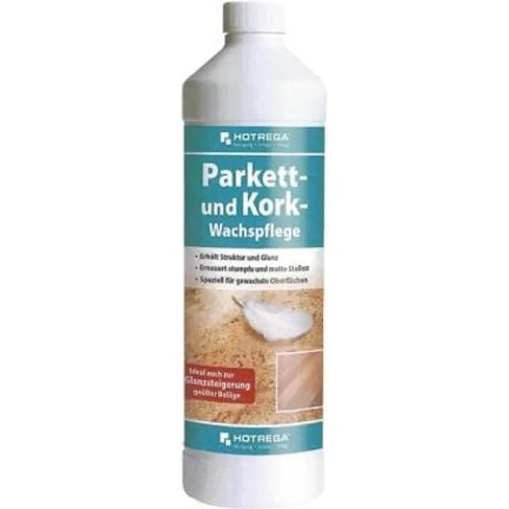 HOTREGA Parkett- und Kork-Wachspflege 1 L Flasche