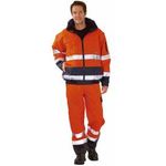 Warnschutz Comfortjacke orange/marine Größe M