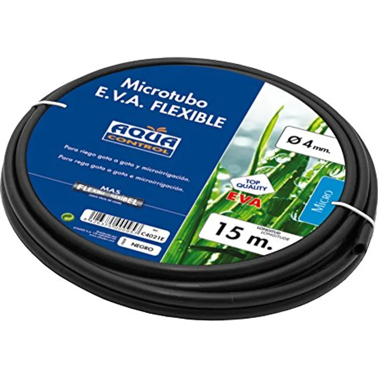 Aqua Control c4021e Pack von 5 microtubo Tropfen von 4 mm, schwarz Bewässerungszubehör