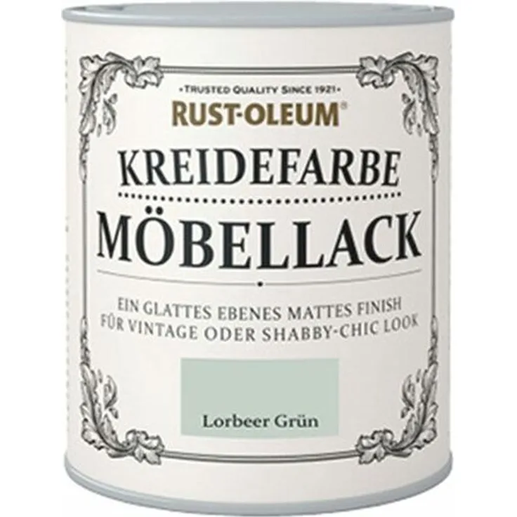 Kreidefarbe Möbellack 750ml Lorbeer Grün - size please select - color Lorbeer Grün - Lorbeer Grün - Rust-oleum