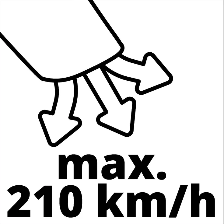Einhell GE-CL 18/1 LI E-SOLO Power X-Change PXC Akku-Laubbläser 105 m³-h 210 km-h Drehzahlregulierung ohne Akku und Ladegerät – Bild 24