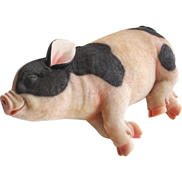 Design Toscano Figur Schlafendes Schwein