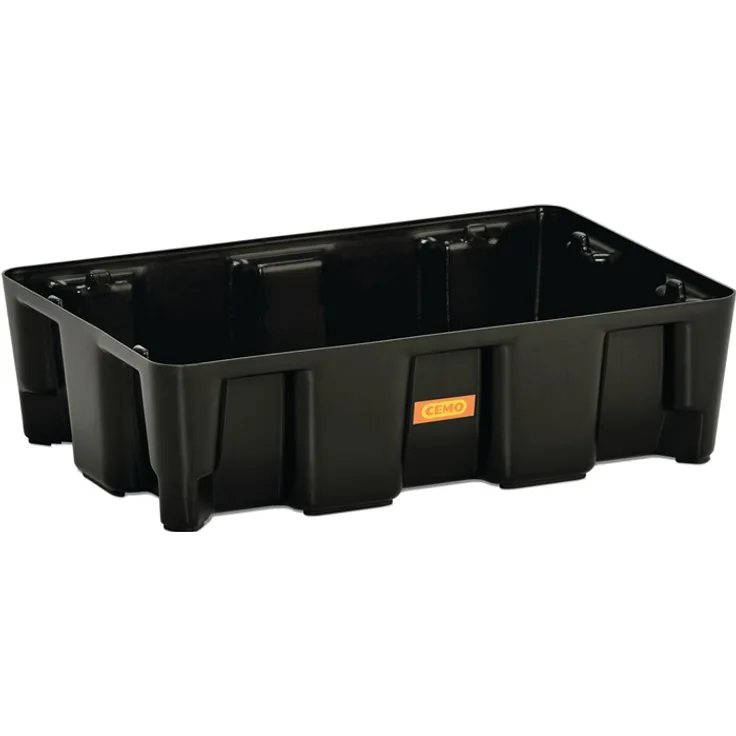 CEMO Auffangwanne 25l L600xB400xH165mm PE o.PE-Rost MO