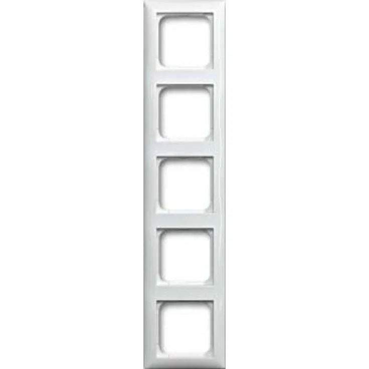Busch-Jaeger Rahmen 5-fach 1725-914 alpinweiß Busch-balance SI Abdeckrahmen 4011395191941