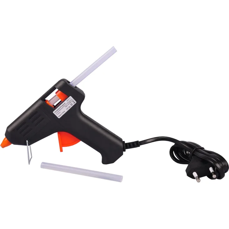 EasyWork Mini Heißklebepistole mit Klebesticks Klebepistole Bastelkleber Bastelzubehör