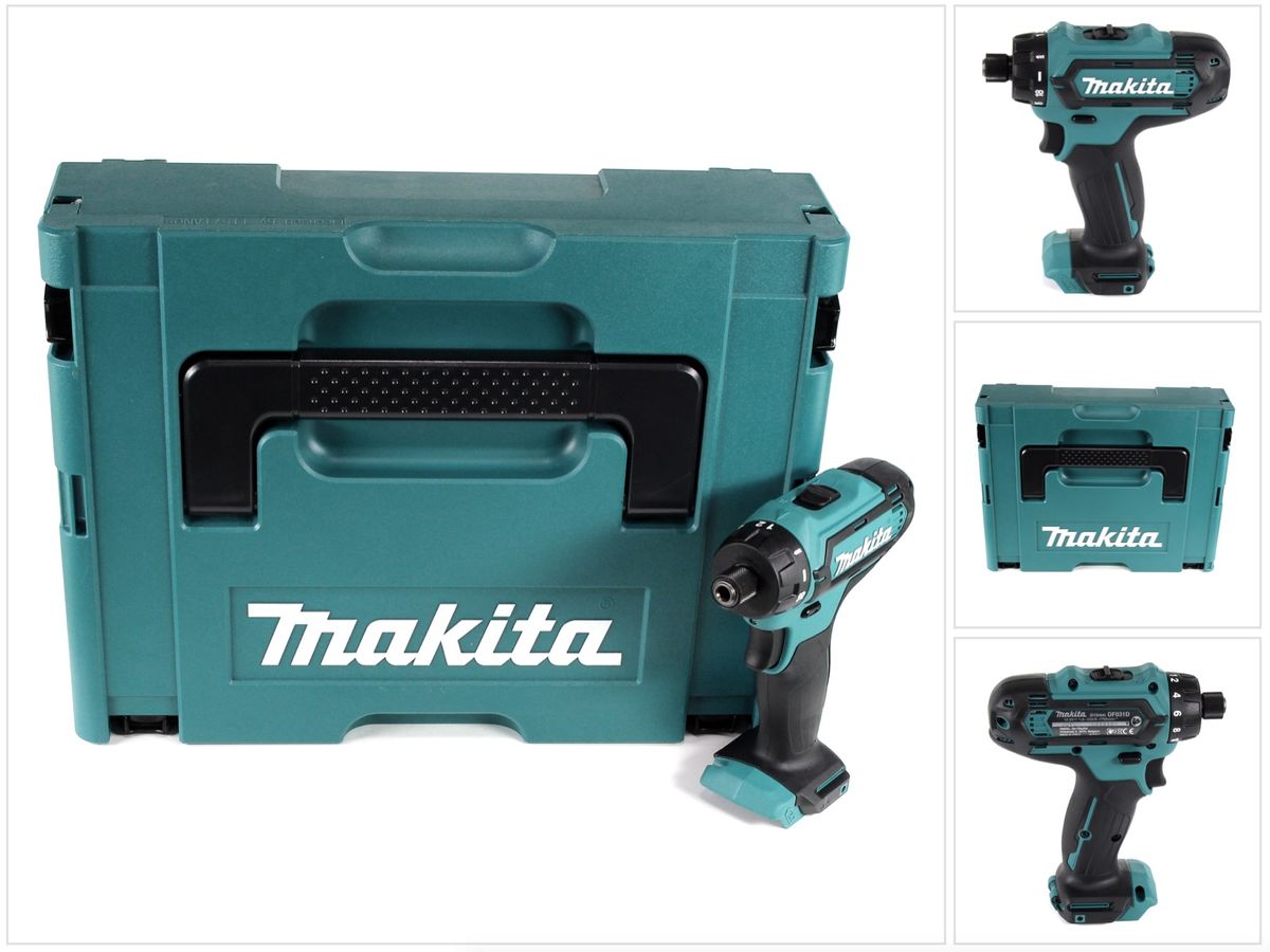 Makita DF031 DZJ Akku Bohrschrauber 10,8V 30Nm Solo im Makpac ohne Akku, ohne Ladegerät