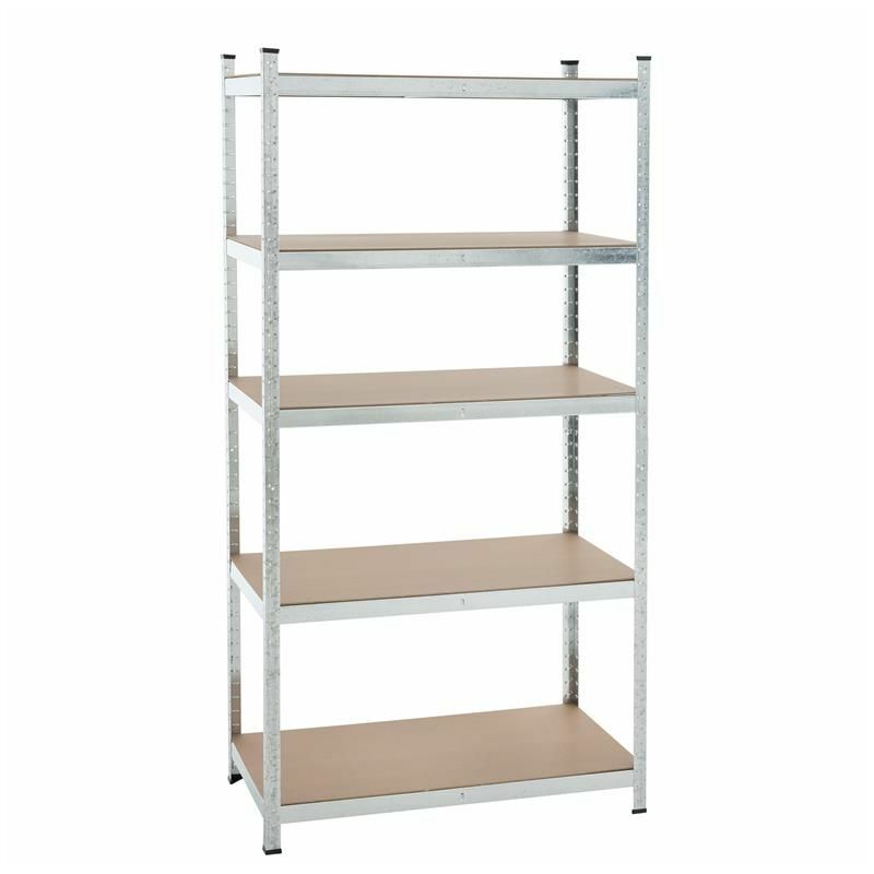 Steckregal Werkstattregal Kellerregal Schwerlastregal Metallregal Lagerregal Verzinkt - 200x100x50cm | 875kg