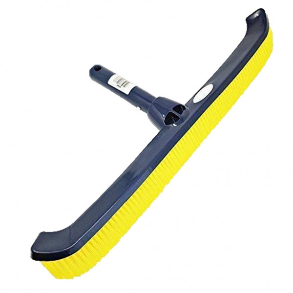 well2wellness Poolbürste Premium mit gelben Borsten für eine optimale Poolreinigung