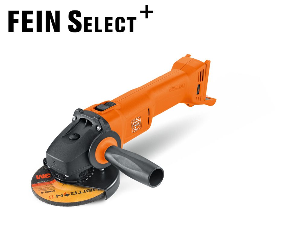 Fein 115mm Fein Akku-Winkelschleifer CCG 18-115 BL Select, ohne Akku ohne Ladegerät 115 mm Akku Winkelschleifer 18 V 1100 W 115 mm