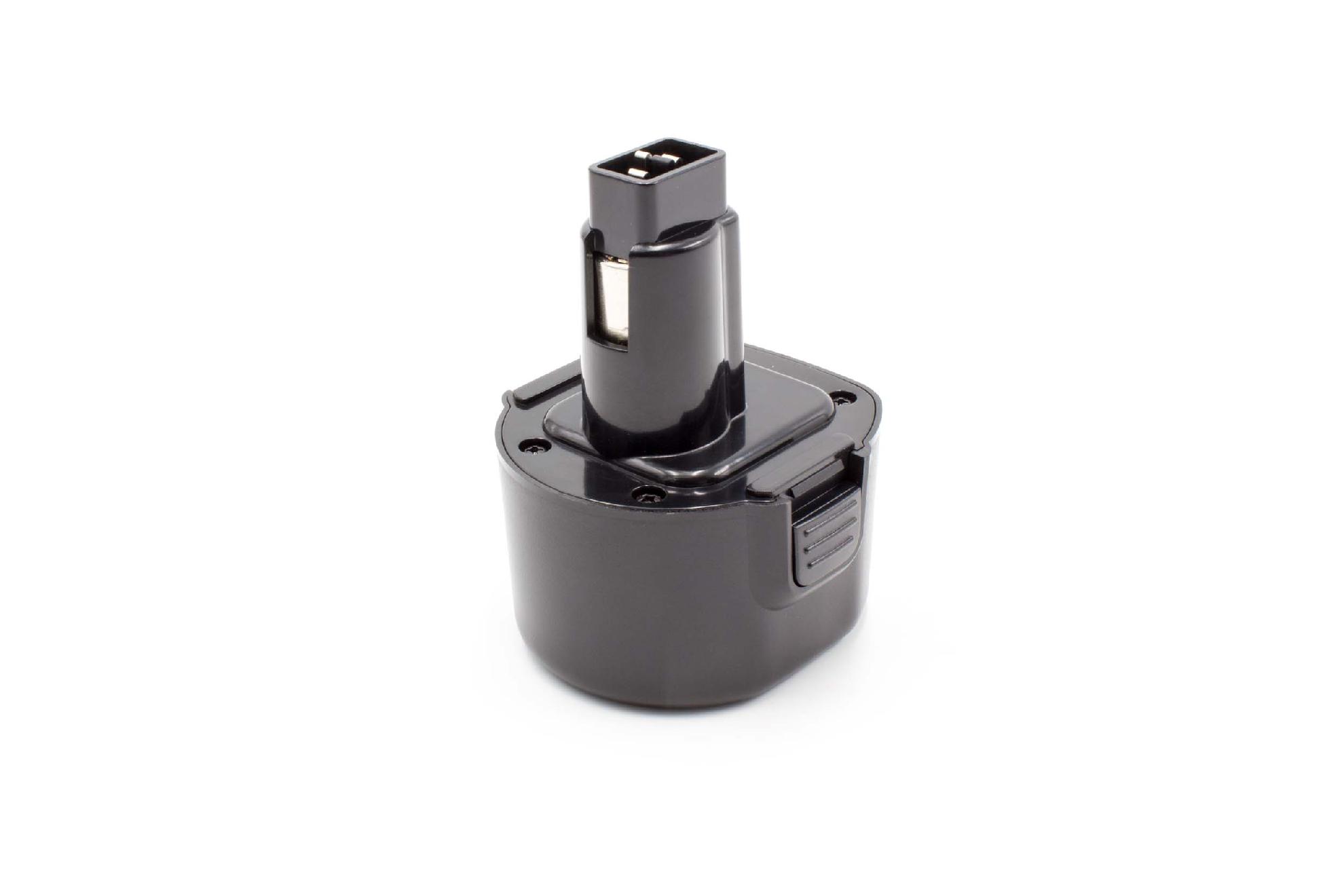 vhbw Akku passend für Black & Decker CD231K, CD9600K, CD9600K-2, FS96, FSL96, HP 131K-2, HP131K-2, PS3200 Elektrowerkzeug (1500mAh NiMH 9,6V)