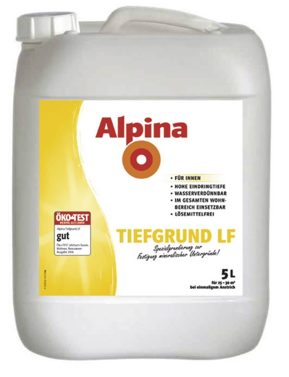 Alpina Farben Grundierung Tiefgrund LF 5 Liter Tiefgrund LF 5 LT - Alpina Farben