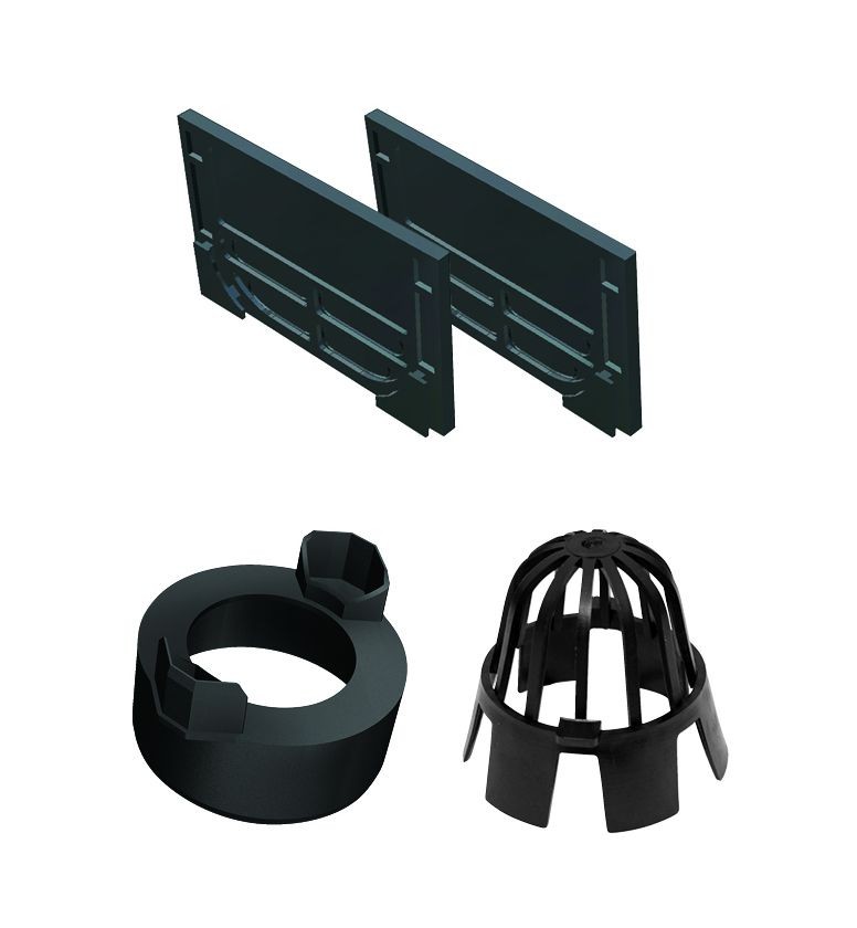 ACO Zubehörset Hexaline 2.0 Anschluss DN 100 schwarz Bewässerungszubehör