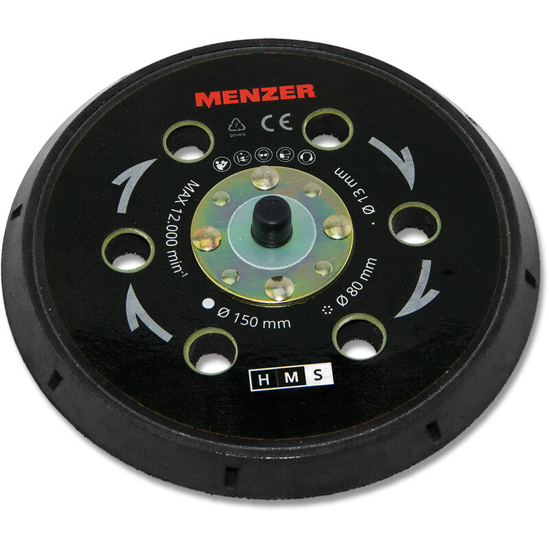 MENZER Multi-Loch-Schleifteller 150 mm Soft für den MENZER ETS 150 5.0 und 2.5