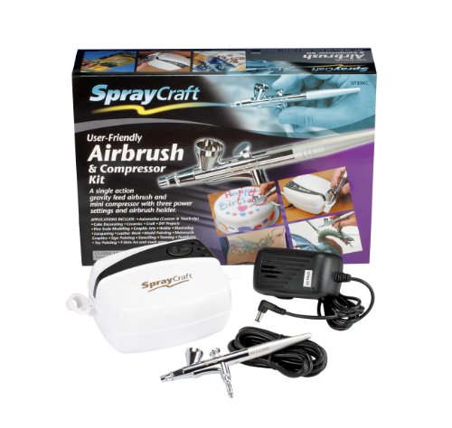 Krick Airbrush Pistole SP30 und Kompressor Set
