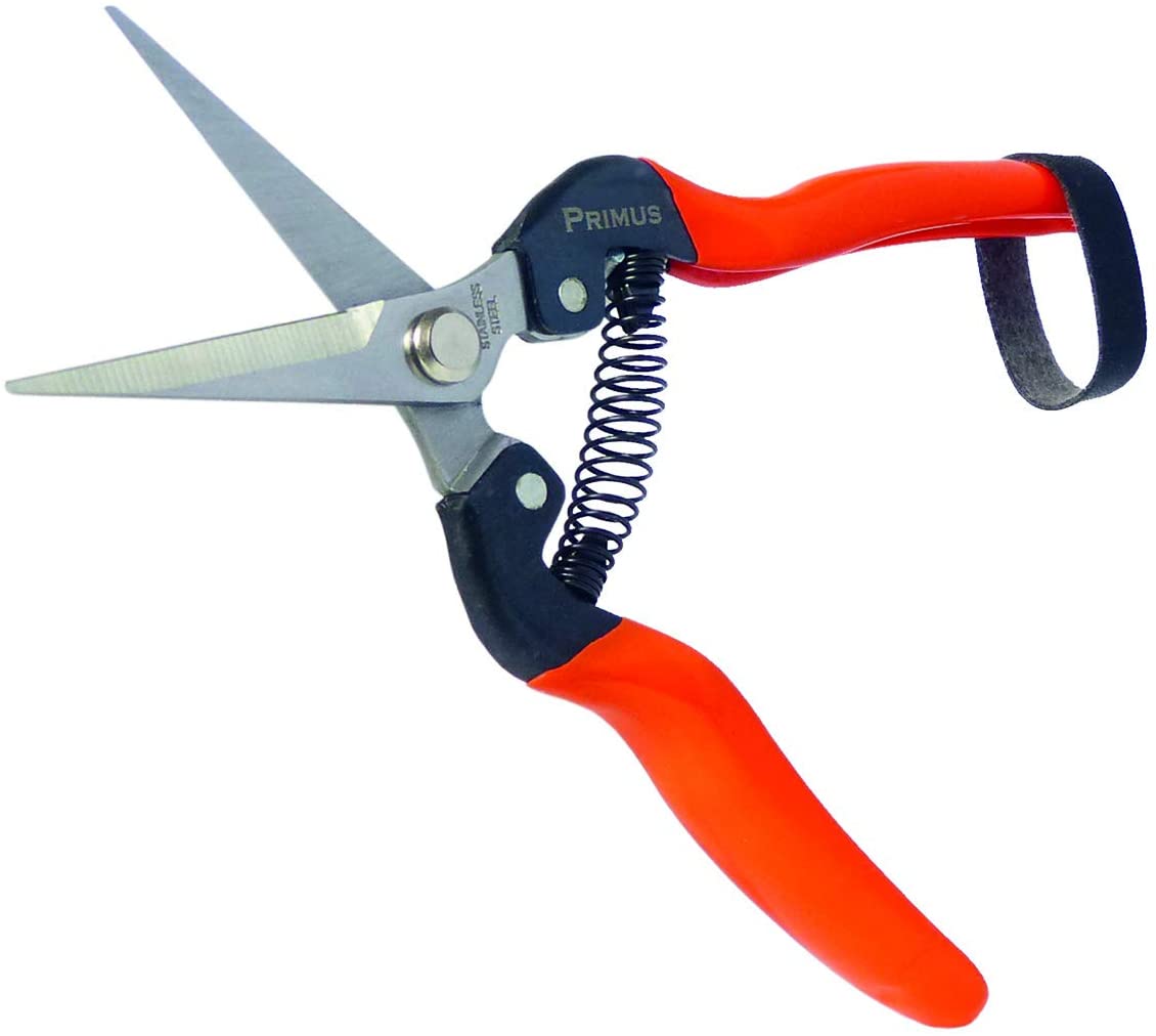 Garten Primus Gartenschere Rosenschere 30 mm orange-silber, 18,1 x 4,9 x 1,8 cm, 01040 mittelgroß
