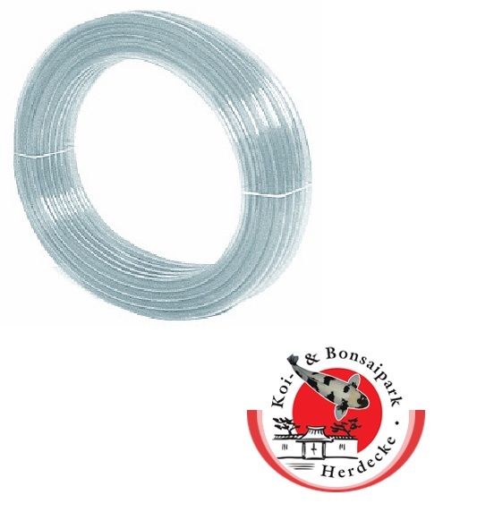 PVC Luftschlauch transparent 4 x 6 mm 25M  