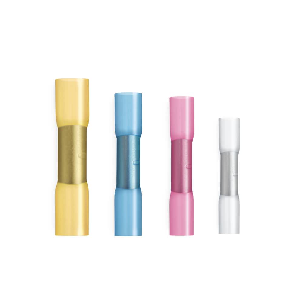 Steinel Crimpverbinder Ø 0.1 - 6.0 mm, 10 Stück, mit Innenkleber, wasserdicht-isoliert, stoßfest, wärme-schrumpfend