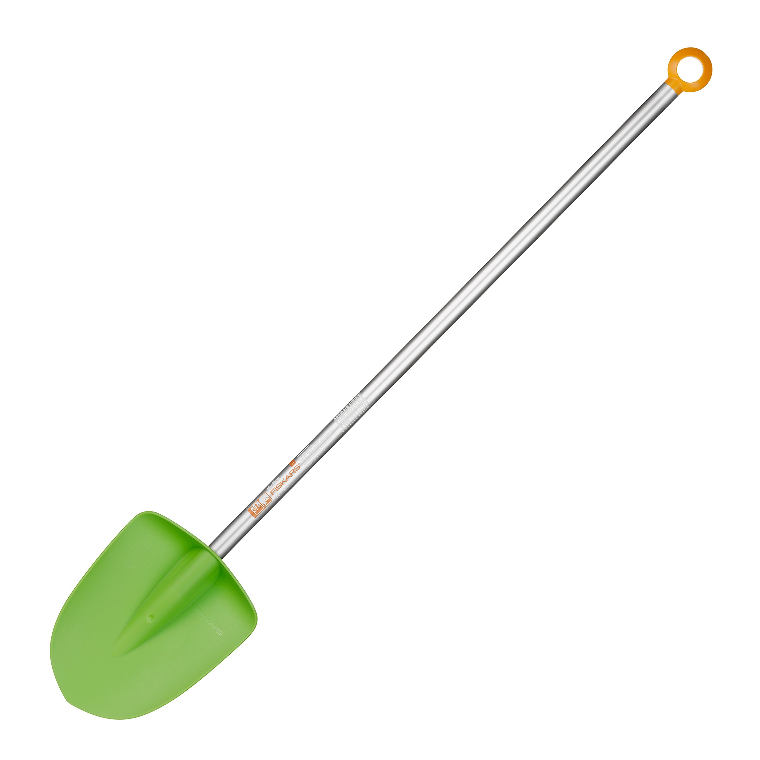 Fiskars Kinder-Spaten, Länge: 91 cm, Kunststoff-Blatt-Aluminium-Stiel, Grün-Orange, MyFirst Fiskars, 1001420