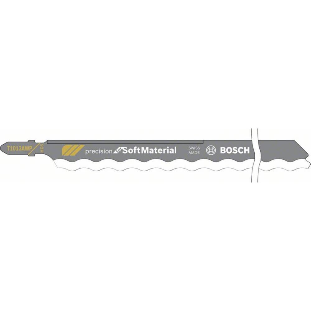 Bosch Professional Stichsägeblätter Packung 3-Stück T 1013 AWP, 2608667396