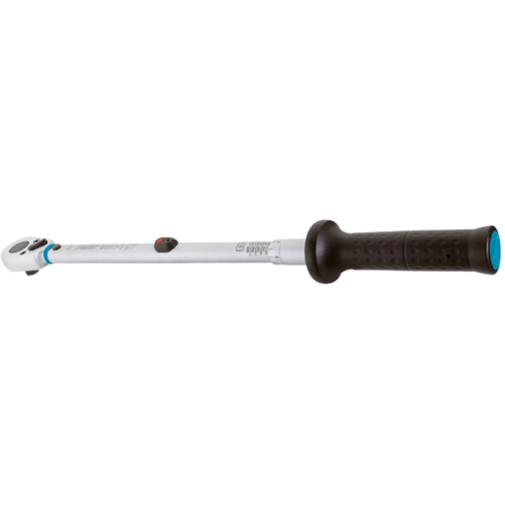 HAZET Drehmoment-Schlüssel (10 mm (3-8 Zoll) Vierkantantrieb, 20-120 Nm, feine Skaleneinteilung, ± 2% Genauigkeit in Betätigungsrichtung) 6111-1CT