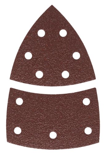 Bosch Schleifblatt (10 Stück, für Farbe, Lack, Hart--Weichholz, Spanplatten, Metall, Rost, Zubehör für Multischleifer)