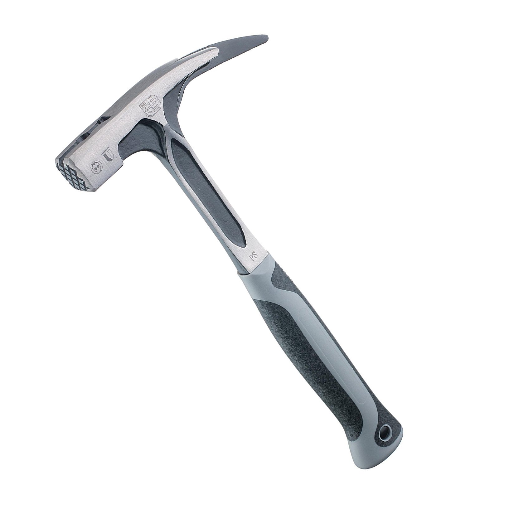 Ruthe 6006041019 Latthammer 600g mit Vollstahlstiel in grau/schwarz