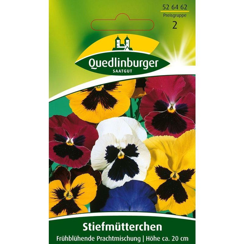 QUEDLINBURGER Stiefmütterchen, Frühblühende Mischung