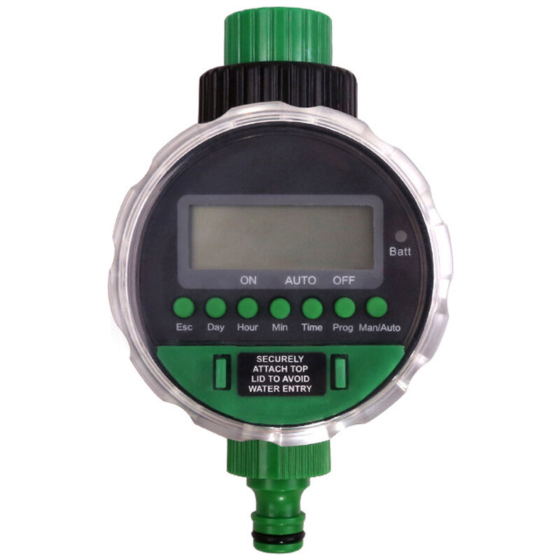 YL21026 Digitalanzeige Wassertimer Elektronischer Kugelhahn-Bewasserungsregler fur automatische - manuelle Gartenbewasserung,Mehrfarbig