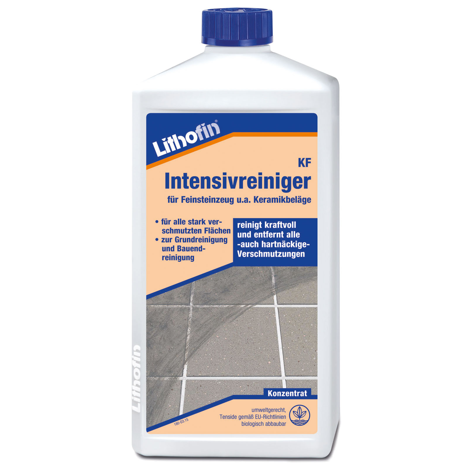 Lithofin KF Intensivreiniger Fliesenpflegemittel 1 Liter Flasche