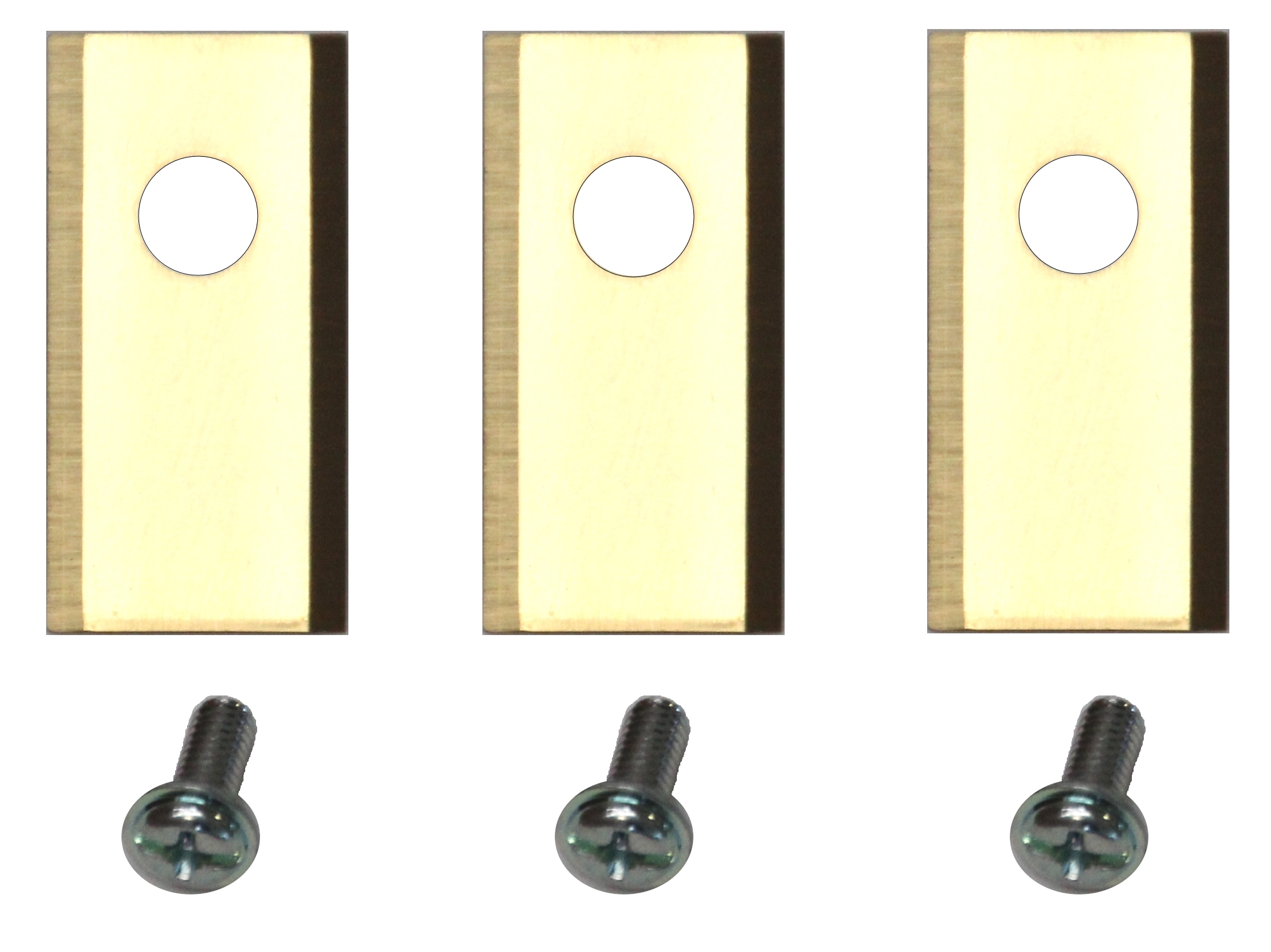 Genisys 30 Titan Ersatz Messer Klingen kompatibel für Worx Landroid (1-Loch HQ 2019 longlife 1,0 mm) + Schrauben (DIN EN 50636 geprüft)