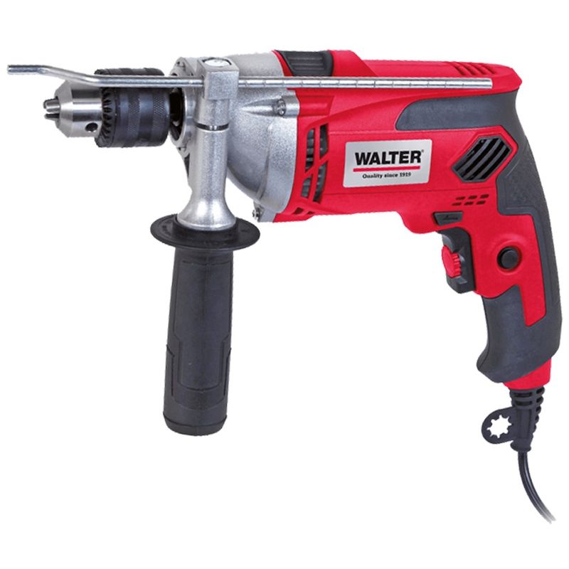 WALTER Schlagbohrmaschine 910W, Rechts-Links Lauf, Umschalten zw. Normal- und Schlagbohren, Sperre für Dauerlauf