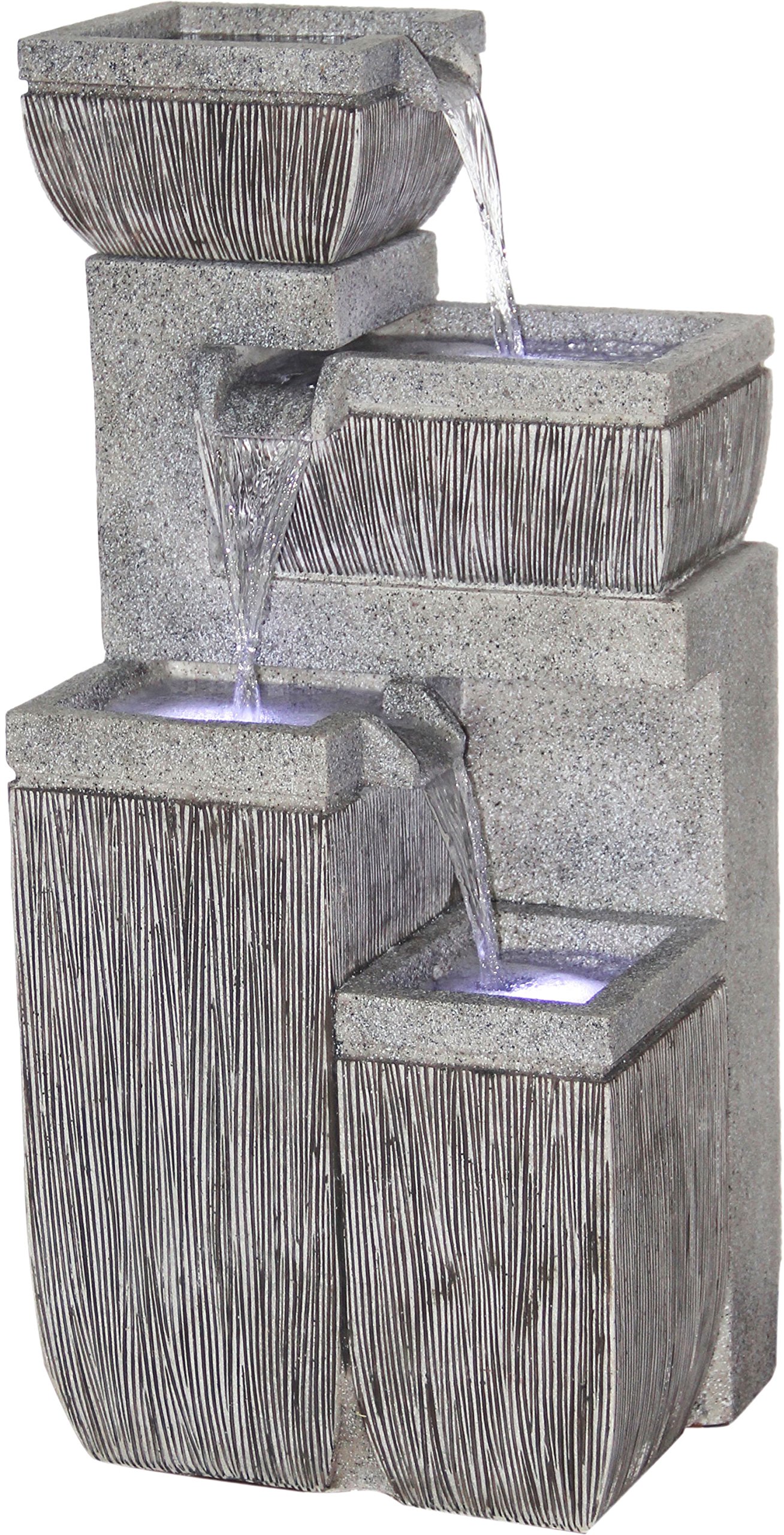 dobar Großer Design GartenBrunnen mit Pumpe und Tests, Infos