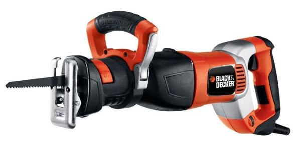 BLACK+DECKER Säbelsäge RS1050EK, orange/schwarz, 1.050 Watt, Koffer