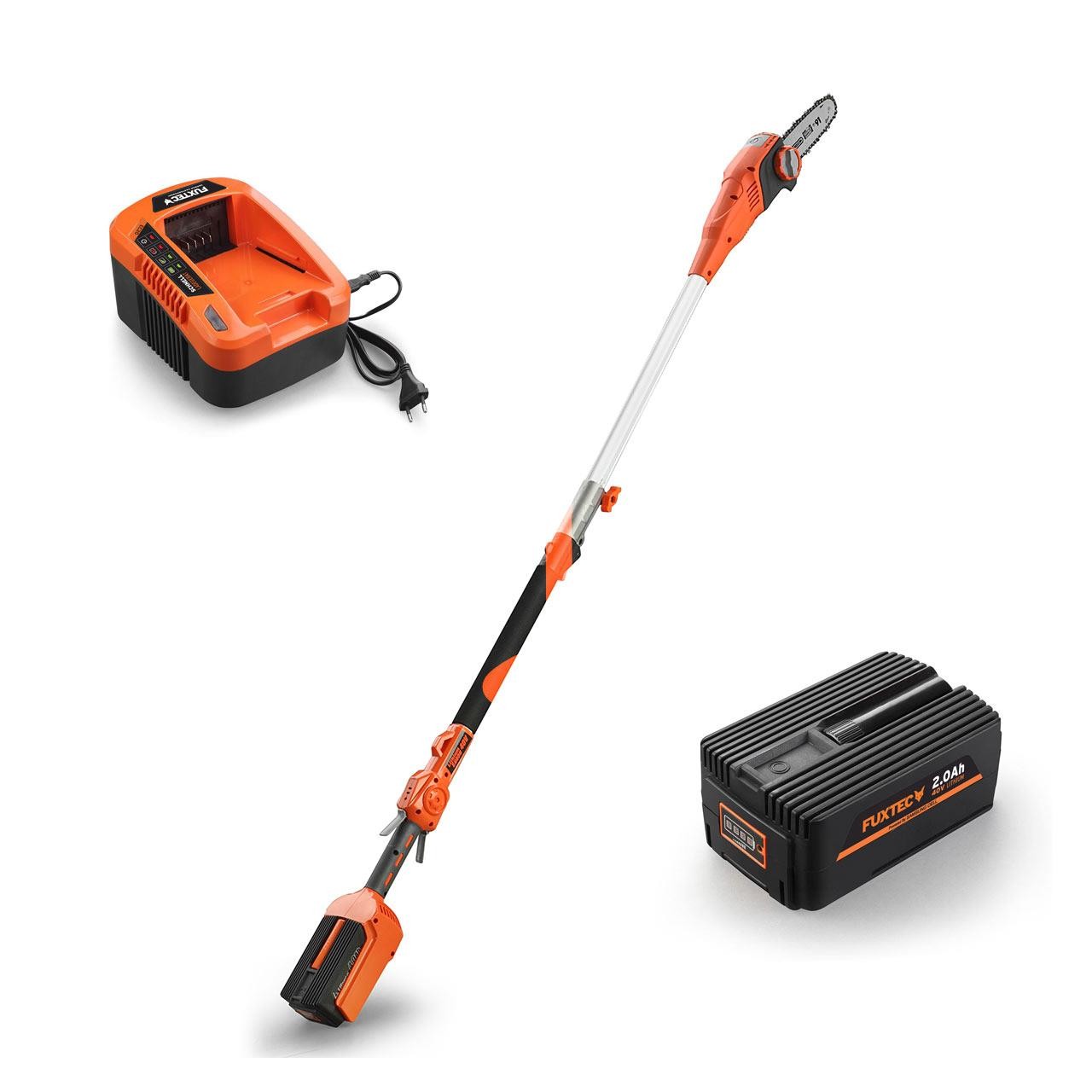 Fuxtech 40 V Akku Hochentaster E608D - Set mit Akku und Ladegerät FUXTEC