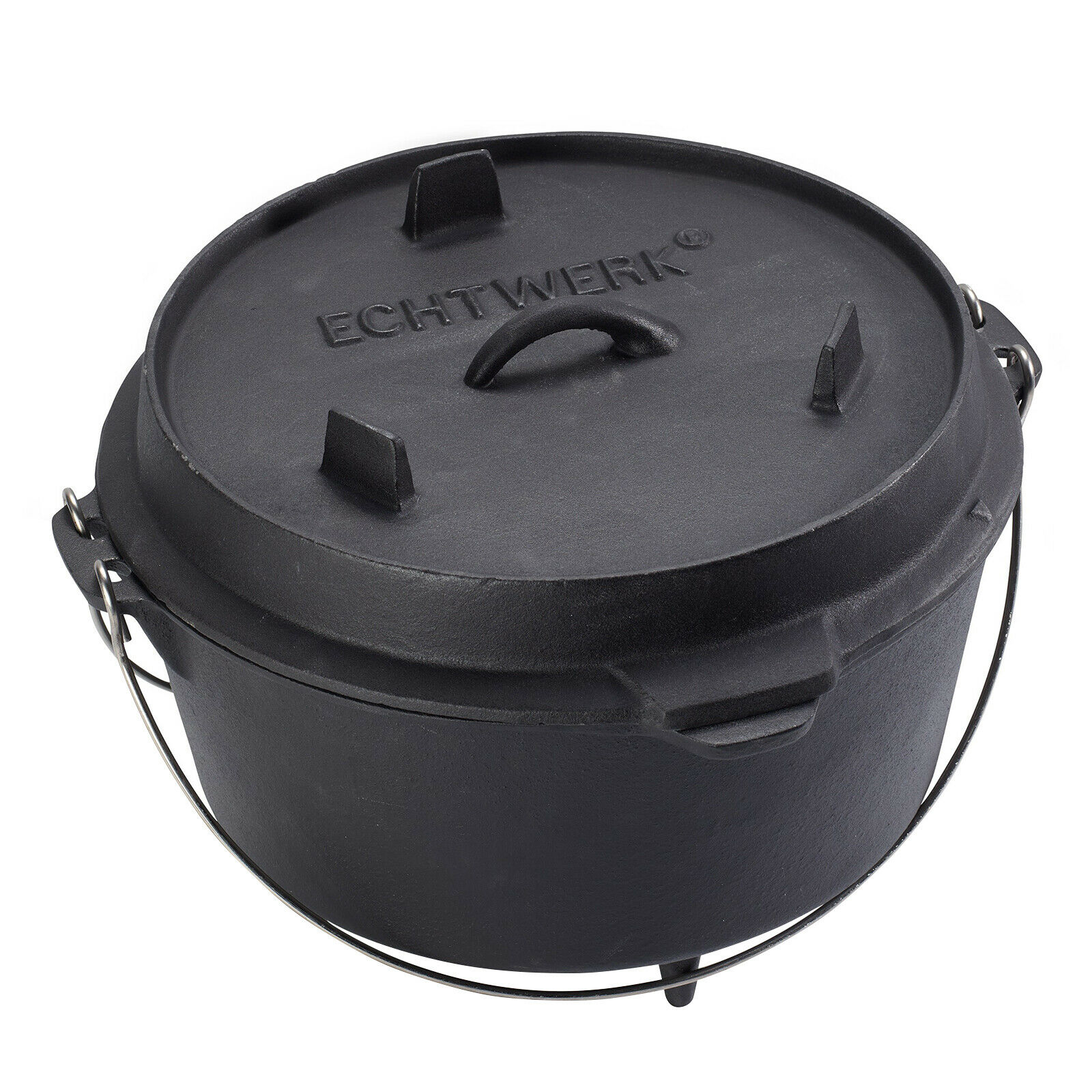 Echtwerk Gusseisen Dutch Oven 8 Liter Feuertopf