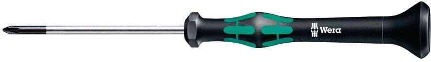 Wera 2050 PH Elektroniker-Kreuzschlitzschraubendreher, PH 1 x 80 mm