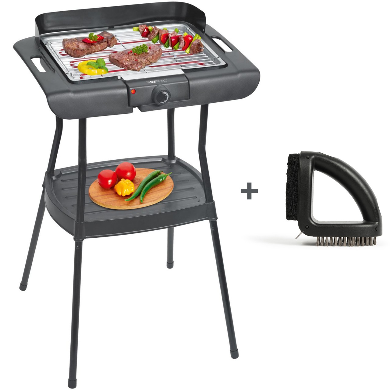 Elektrogrill Balkon Standgrill Elektrisch Tischgrill mit Ständer Tests