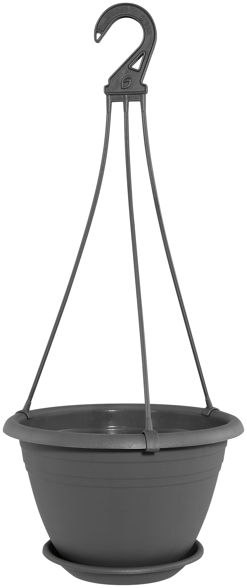 Geli Blumenampel Galicia 25 anthrazit