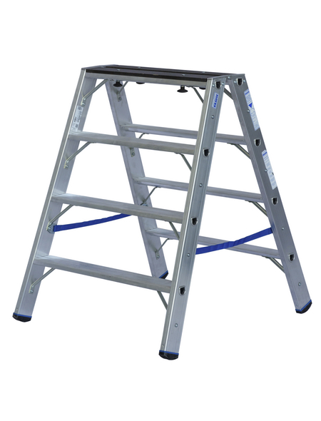 KRAUSE Doppelleiter »STABILO«, 8 Sprossen, Aluminium-Holz