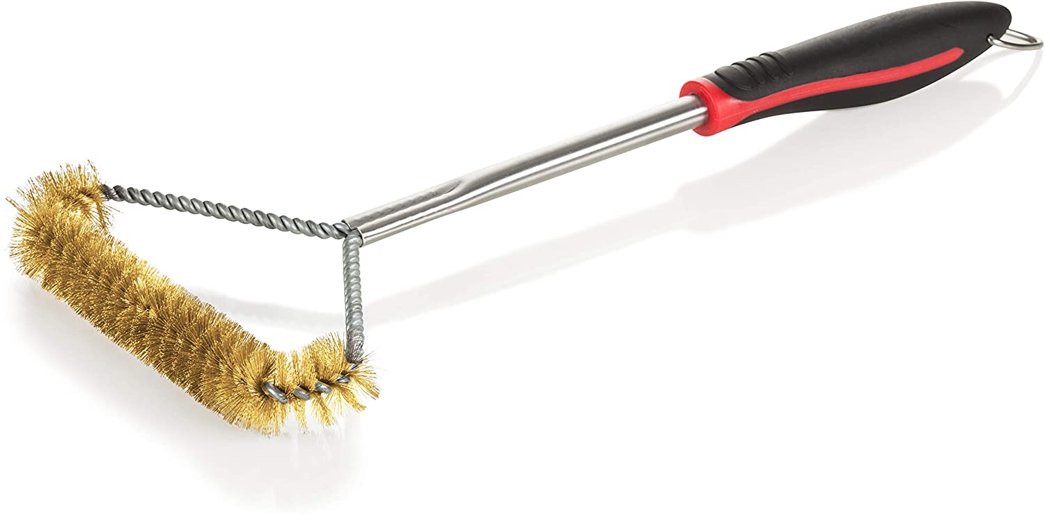 Genius BBQ Grillzubehör Grillbesteck Guss Grill-Korb-Handschuh-Anzünder BBQ Grillbürste XL