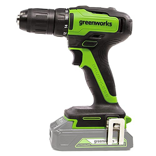 Greenworks Tools GD24DD35 Akku und Bohrschrauber Grün Schwarz 24 V